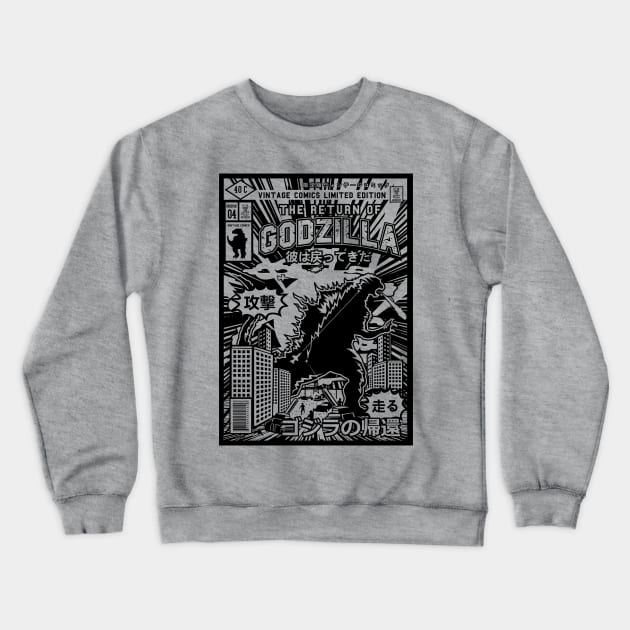 The monster is coming back Crewneck Sweatshirt by Superfunky